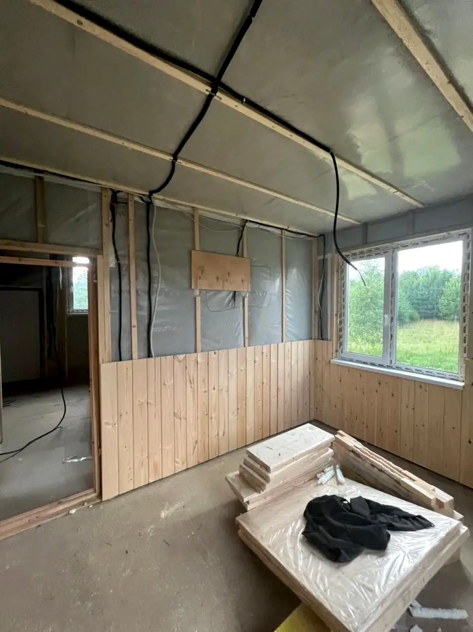 Каркасный дом 8х8 в Петрово