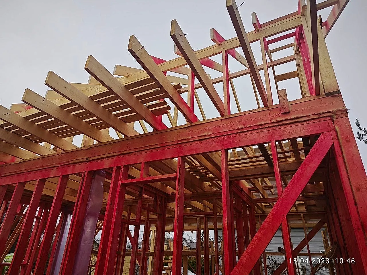 Каркасный дом 8х8,5 в Пушкине