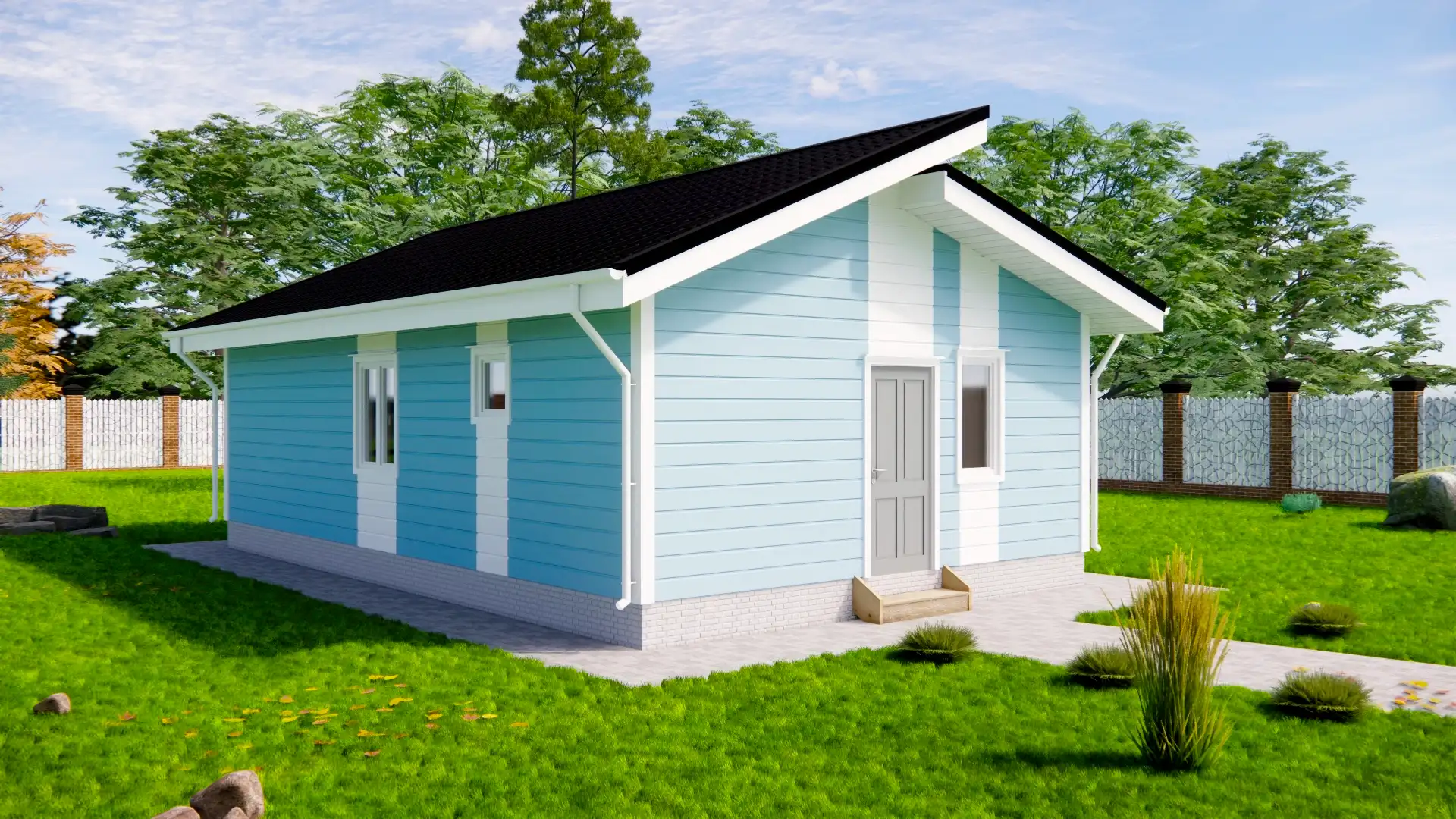 Каркасный дом 6х10 м «Авати» Каркасный дом 6х10 м «Авати»