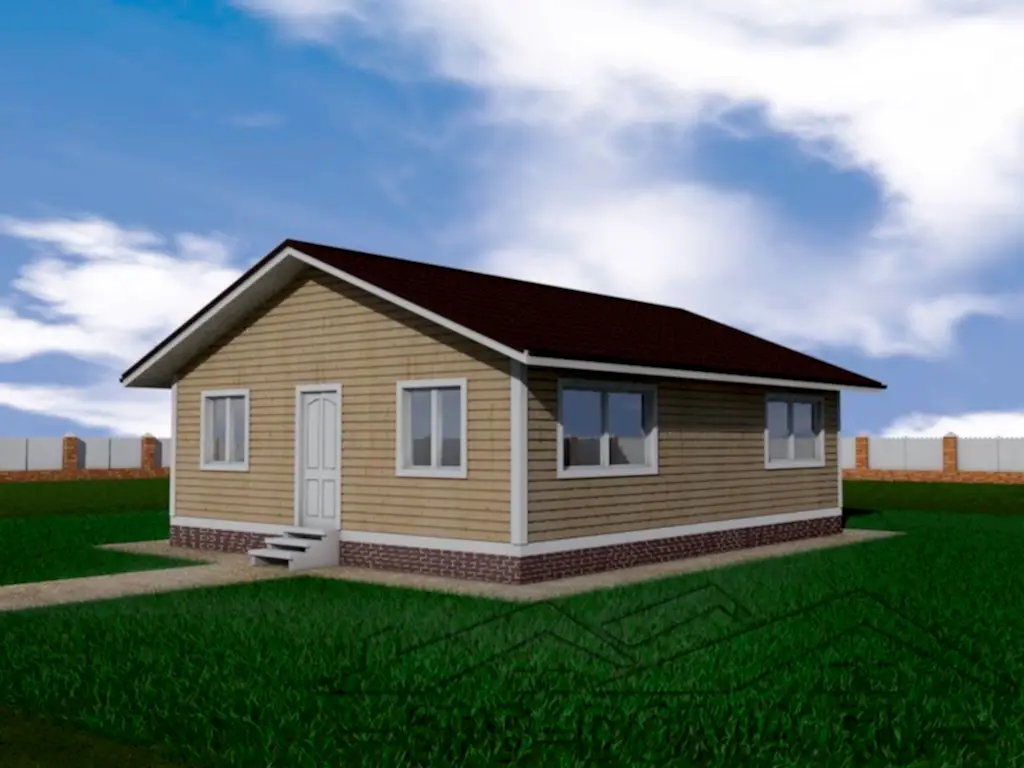 Каркасный дом 8х10 м «Гаврилово»