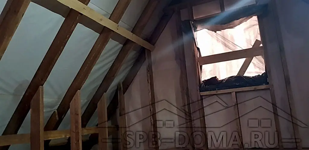 Каркасный дом 8х6 в п. Лесколово