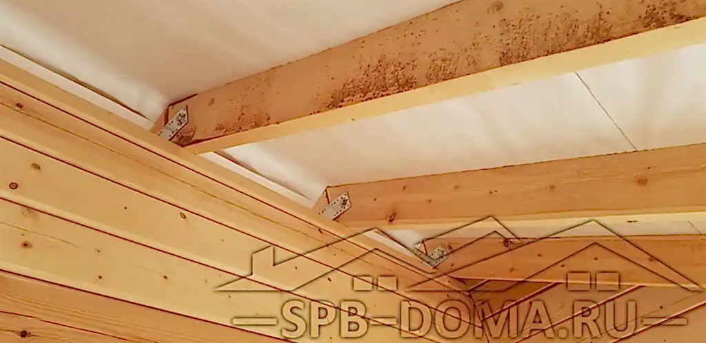 Дом из бруса в п. Ропша