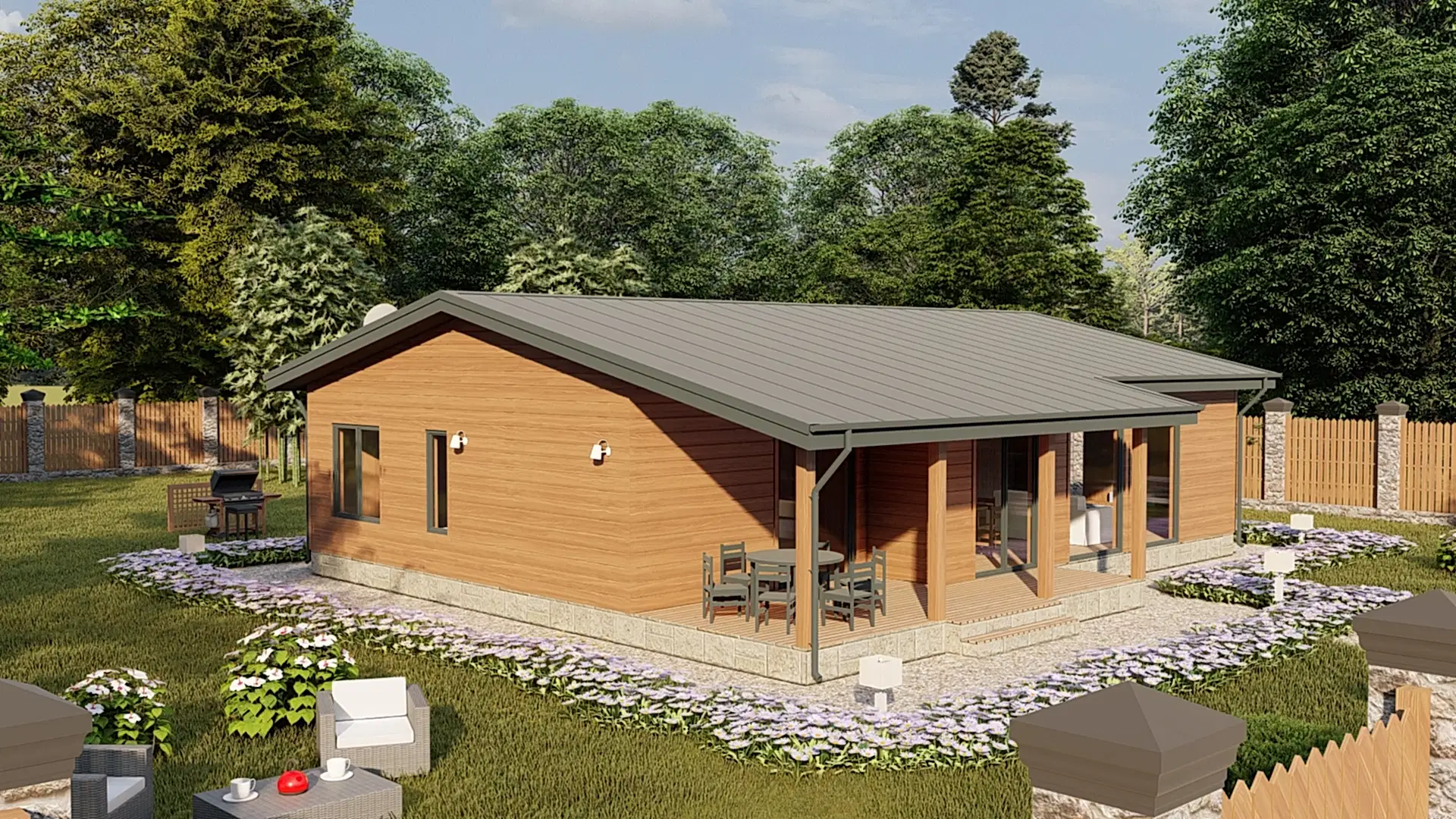 Каркасный дом 9,4х13 м «Батово»