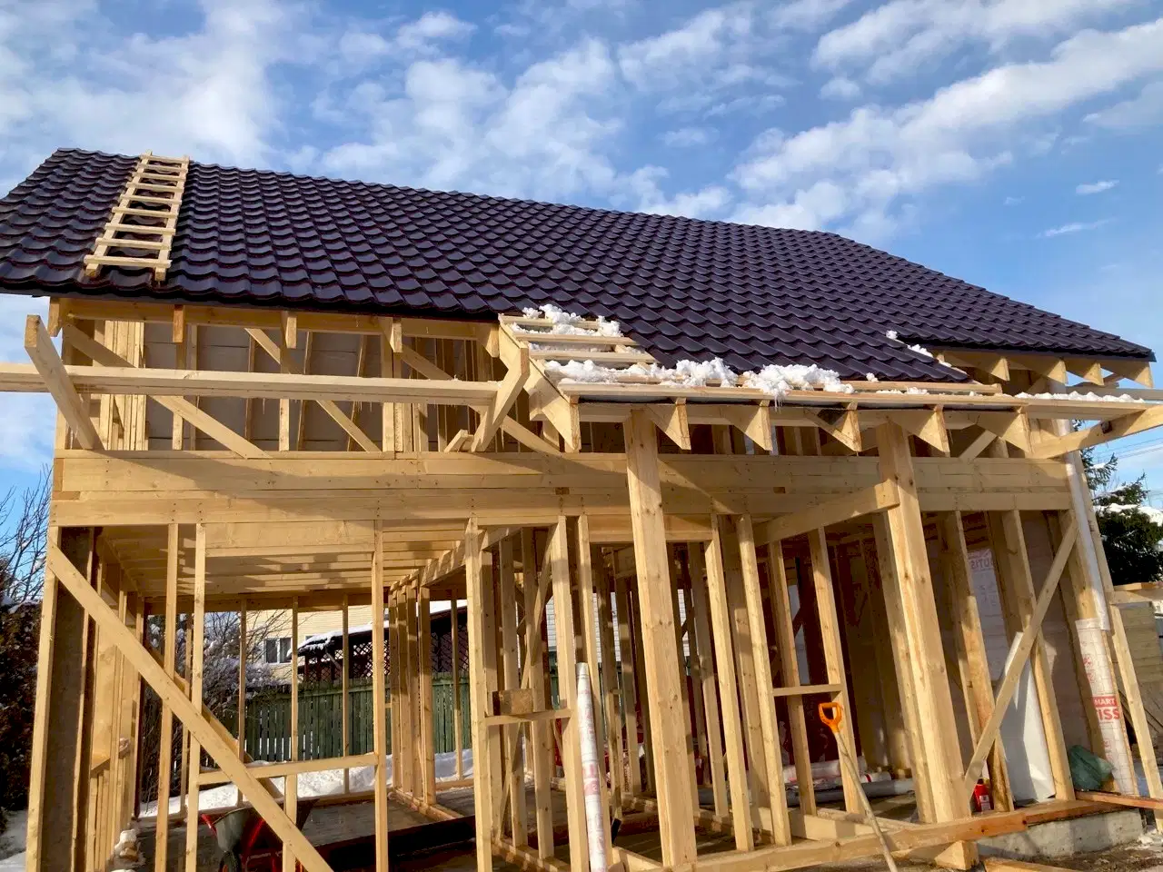 Каркасный дом 9х9 в Кискелово