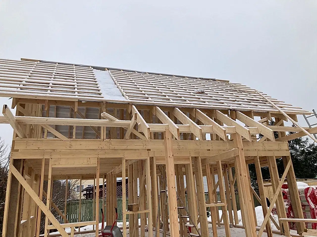 Каркасный дом 9х9 в Кискелово