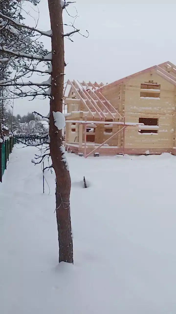 Дом из бруса дом 10х11 в г. Керро