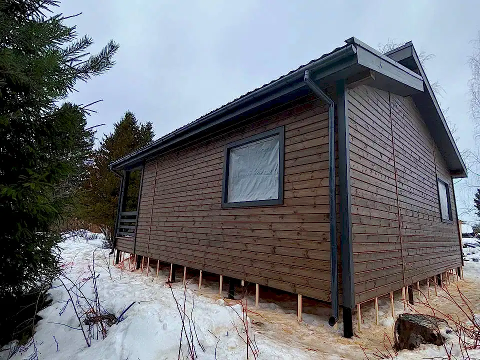 Каркасный дом 8х9 в массиве Восход