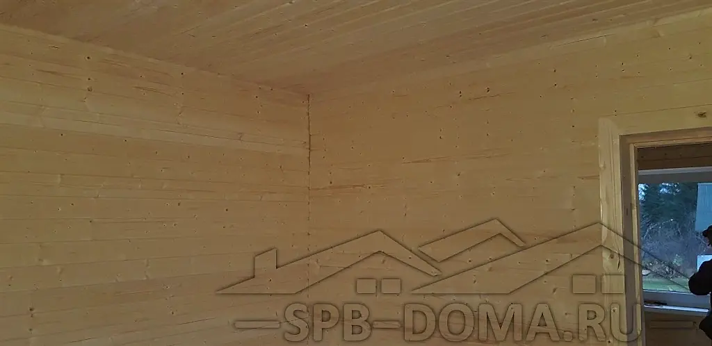 Каркасный дом 8х6 в п. Лесколово