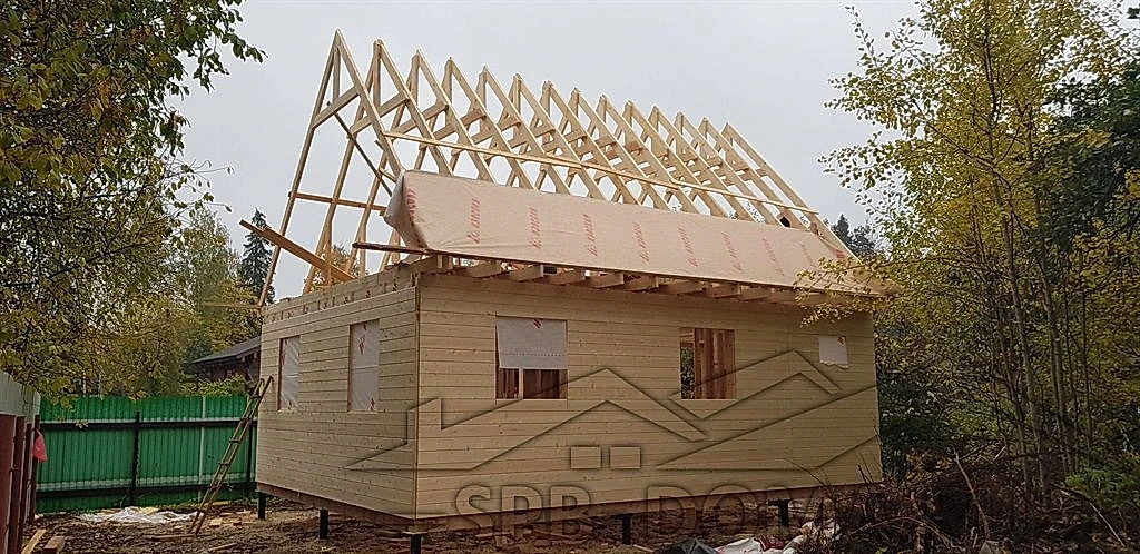 Каркасный дом 6х8 в Вырице