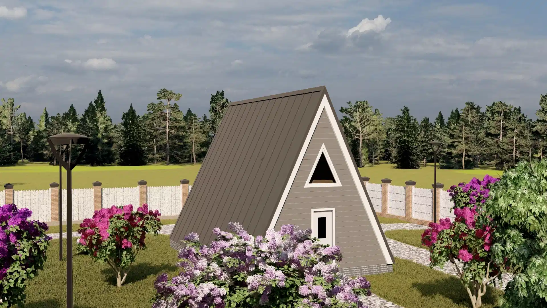 Каркасный дом 6х9 м «Фрейм 1» Каркасный дом 6х9 м «Фрейм 1»