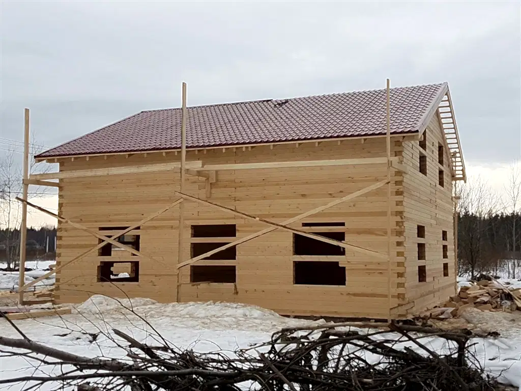 Дом из бруса 11х11 в Портосиках