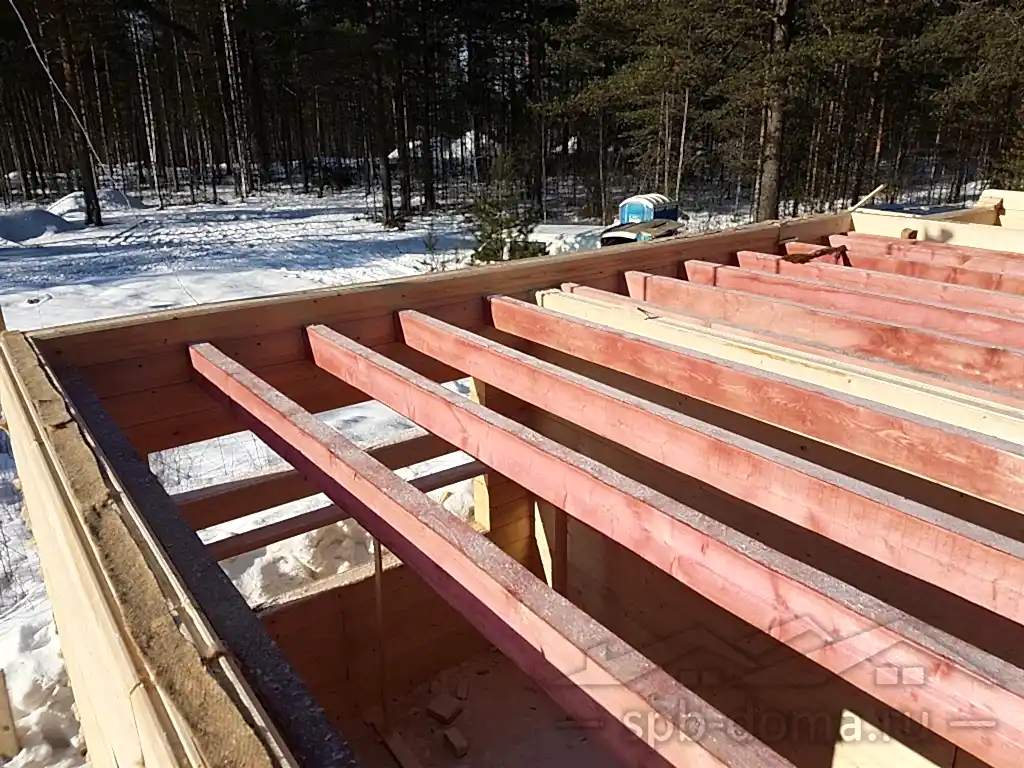 Дом из бруса 8х12 в Медное Озеро