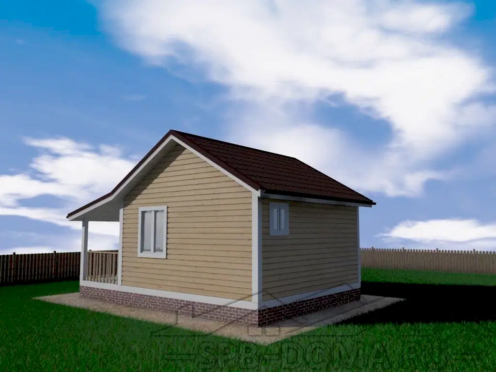 Каркасный дом 5х7 м «Отрадное» Каркасный дом 5х7 м «Отрадное»