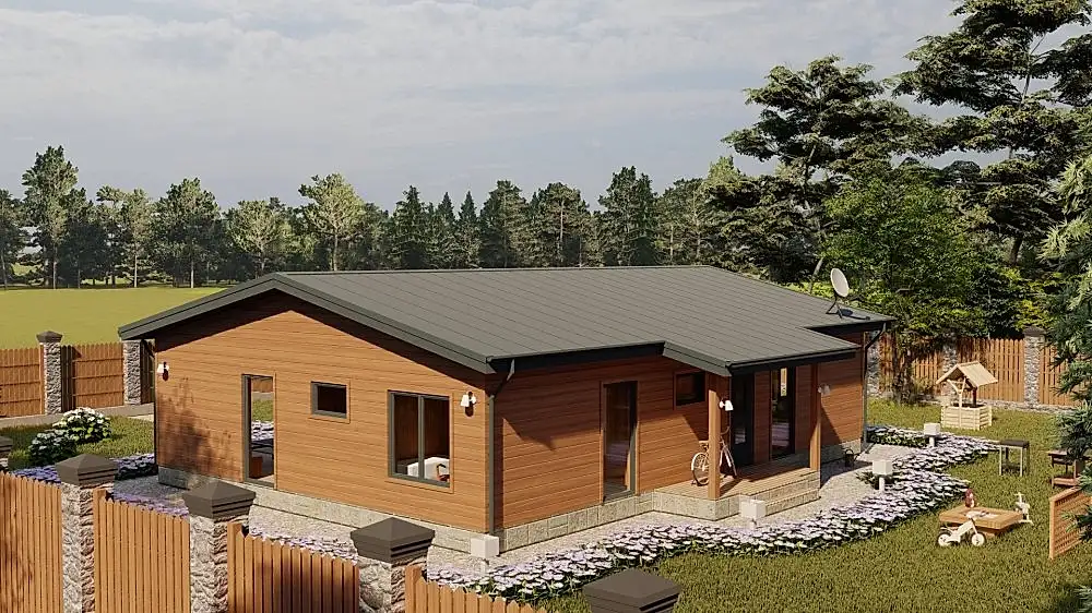 Каркасный дом 9,4х13 м «Батово»