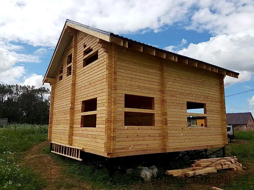 Дом из бруса 7х9 Лопухинка