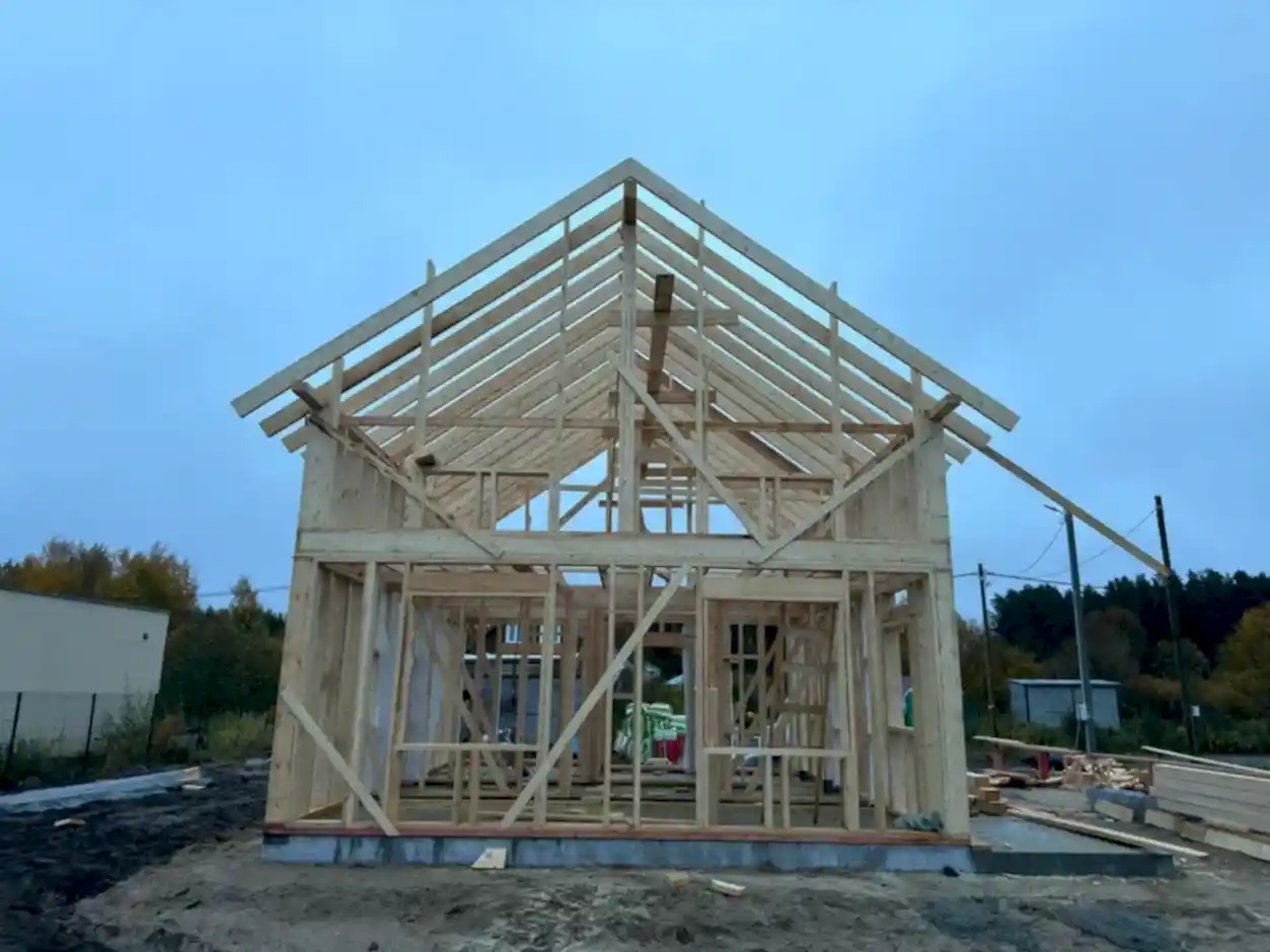 Каркасный дом 7х9 в Снетково