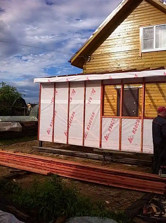 Каркасная веранда 6х3 Волхов