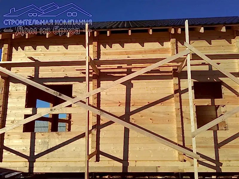 Дом из бруса 9х9,5 в снт Самсоновка