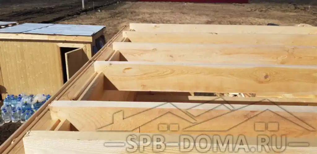 Дом из бруса в п. Ропша