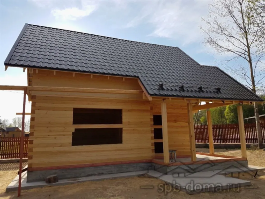Дом из бруса 6х10 Финский Хутор