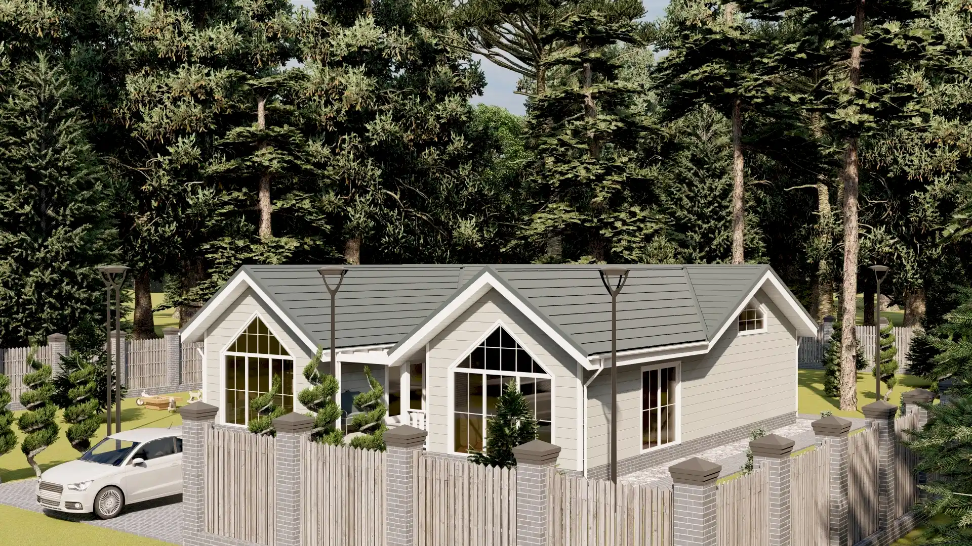 Каркасный дом 13х13 м «Игра» Каркасный дом 13х13 м «Игра»