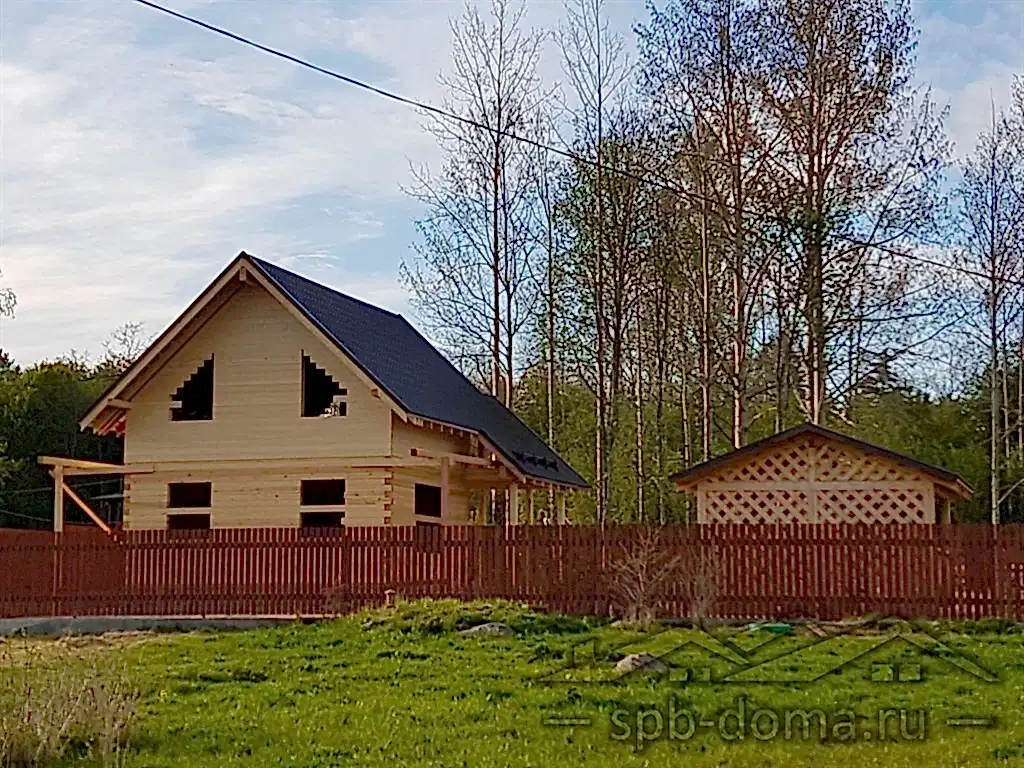 Дом из бруса 6х10 Финский Хутор