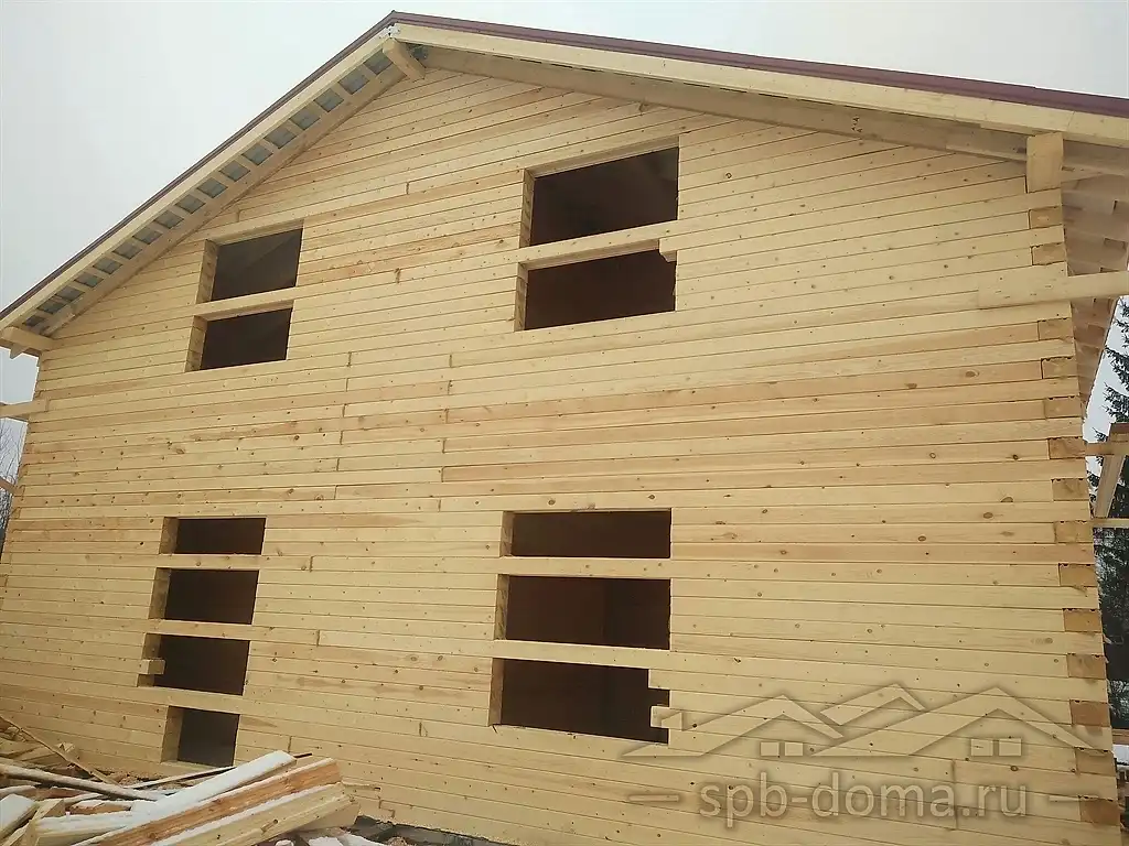 Дом из бруса 11х11 в Портосиках