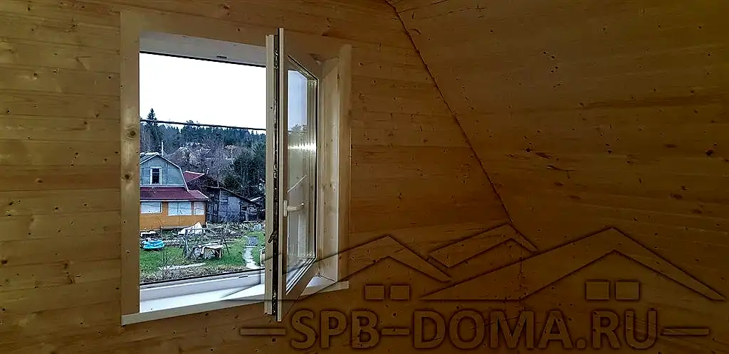 Каркасный дом 8х6 в п. Лесколово