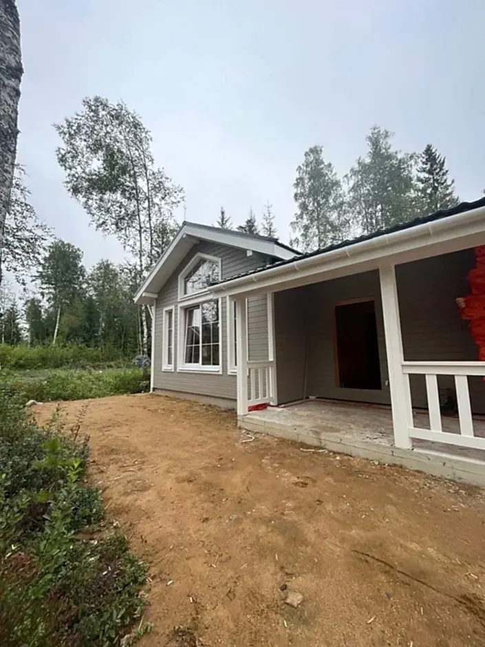 Каркасный дом 9х12 в Стеклянный ручей