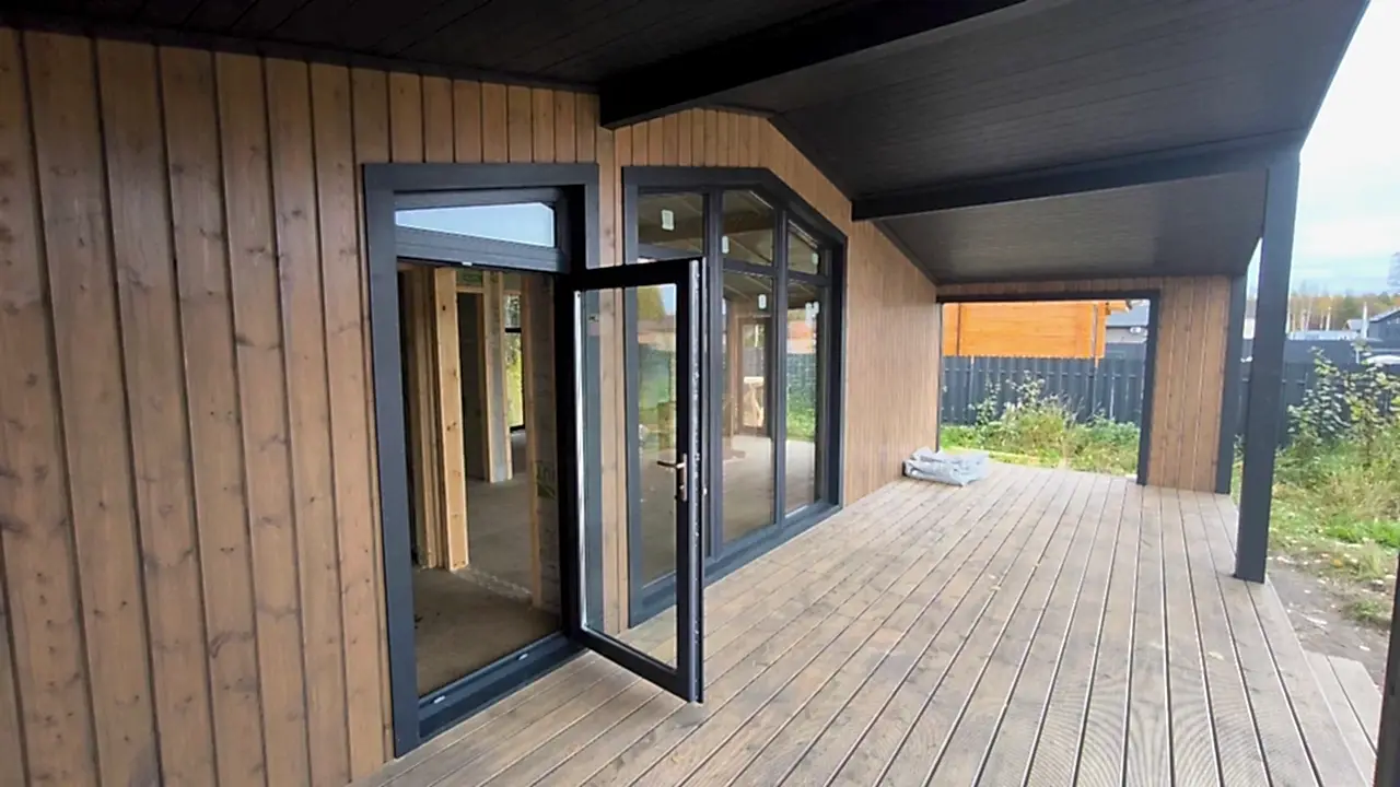 Каркасный дом 9х9 в Ладоге