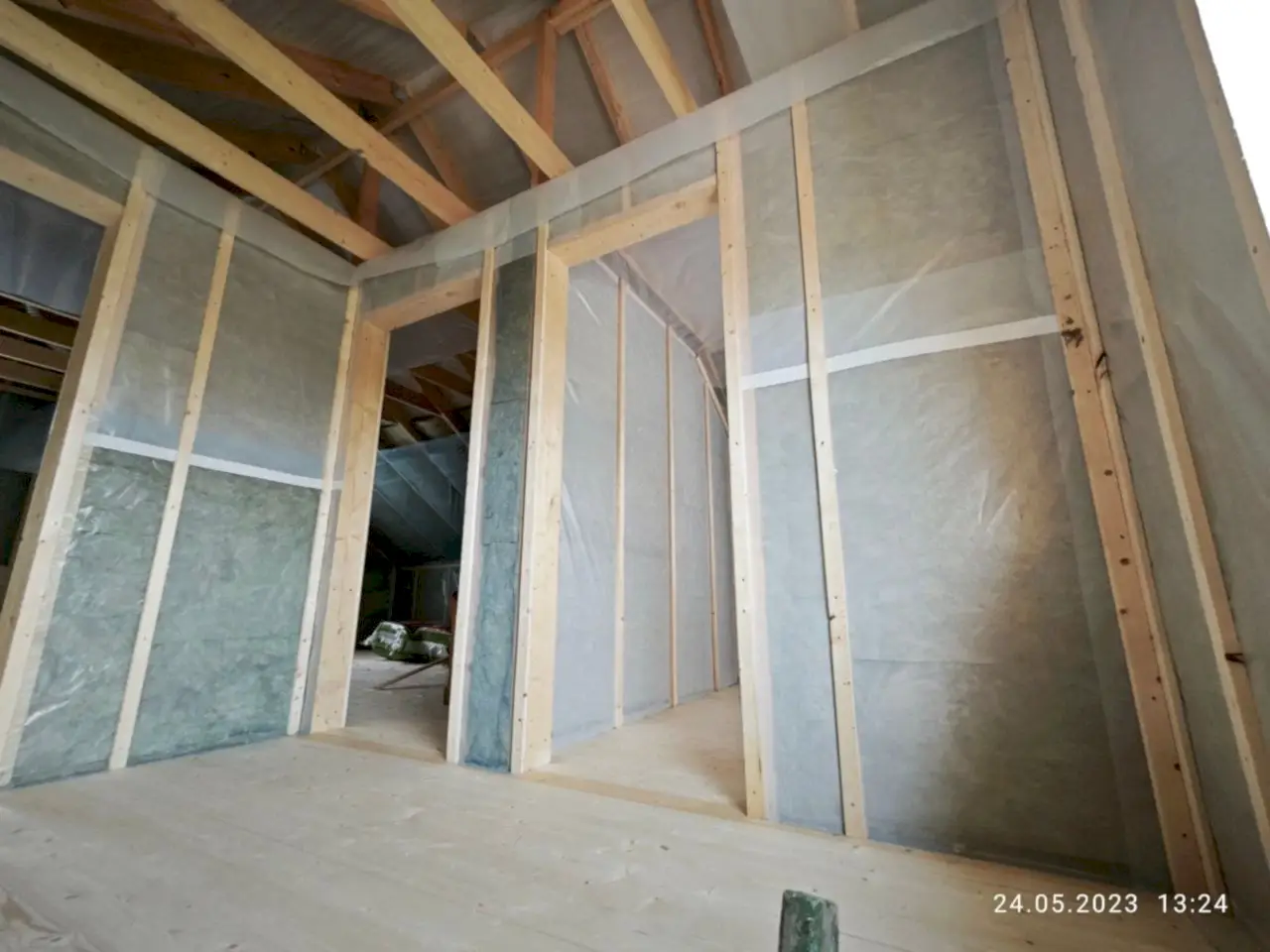 Дом из бруса 8х8 Ольгино