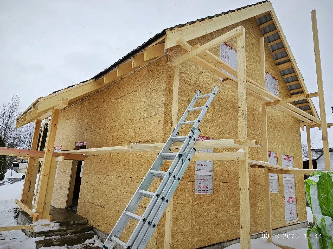 Каркасный дом 9х9 в Кискелово