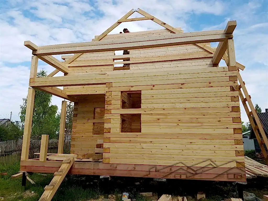 Дом из бруса 6х9 Мга