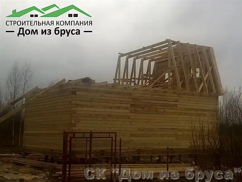 Дом из бруса 6х9 в г. Павловск