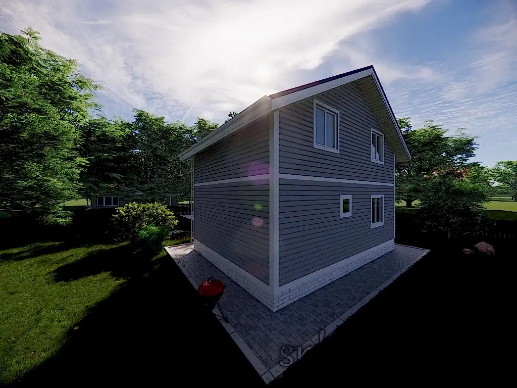 Каркасный дом 6х8 м «Кирилловское» Каркасный дом 6х8 м «Кирилловское»