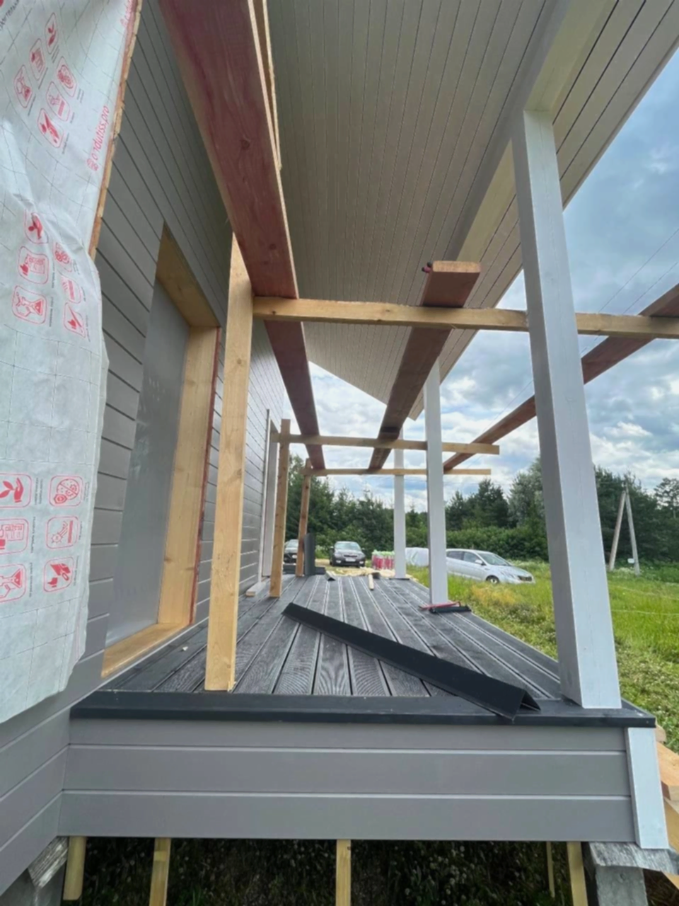 Каркасный дом 8х8 в Петрово