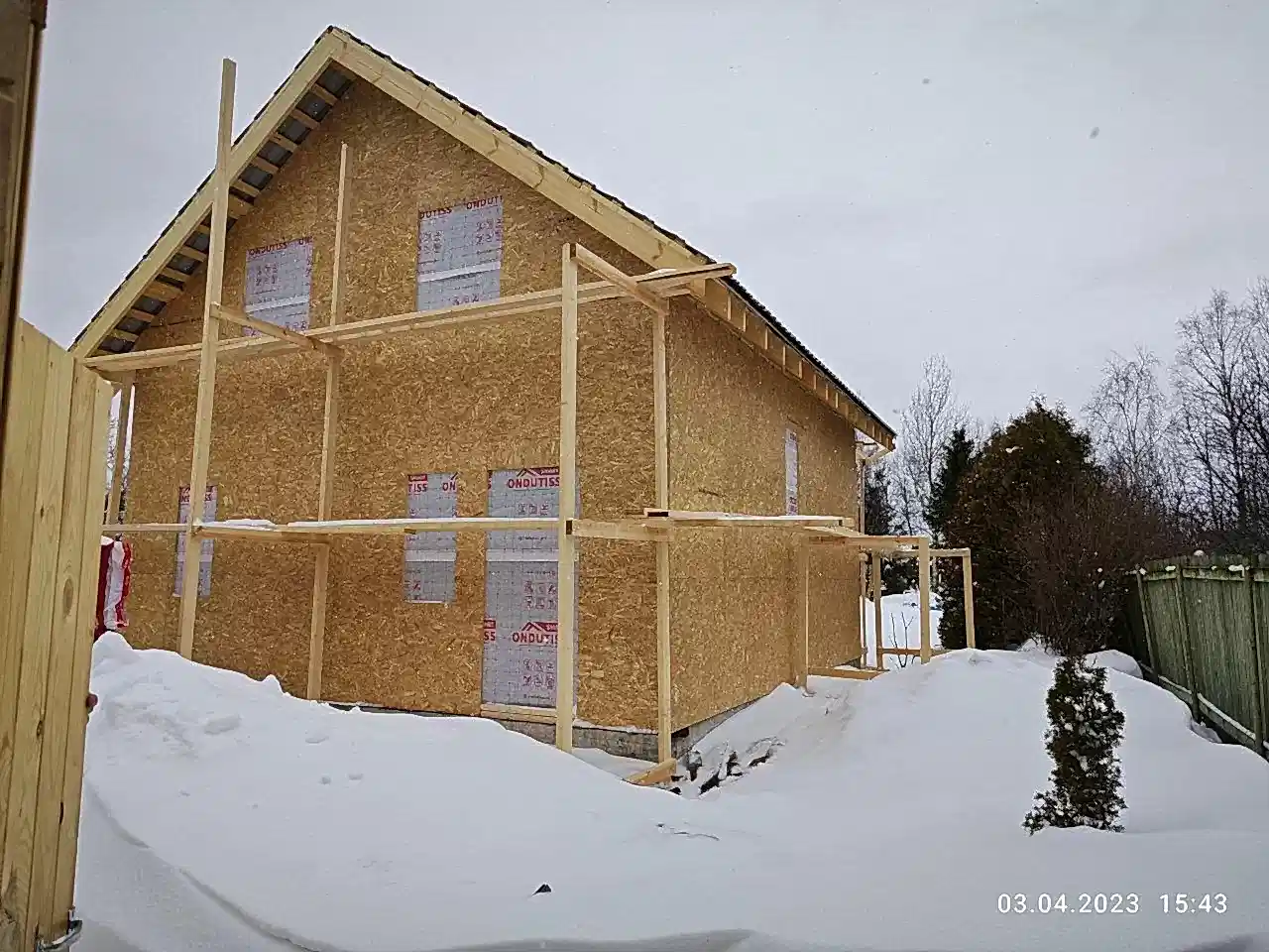 Каркасный дом 9х9 в Кискелово