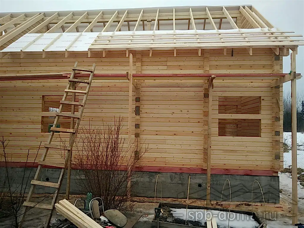 Дом из бруса 11х11 в Портосиках