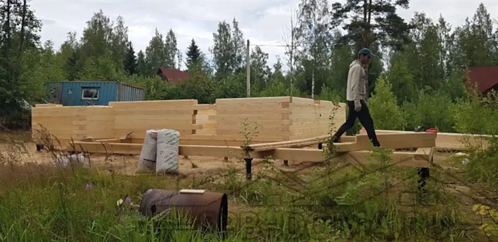 Дом из бруса 7х9 в Карасаари