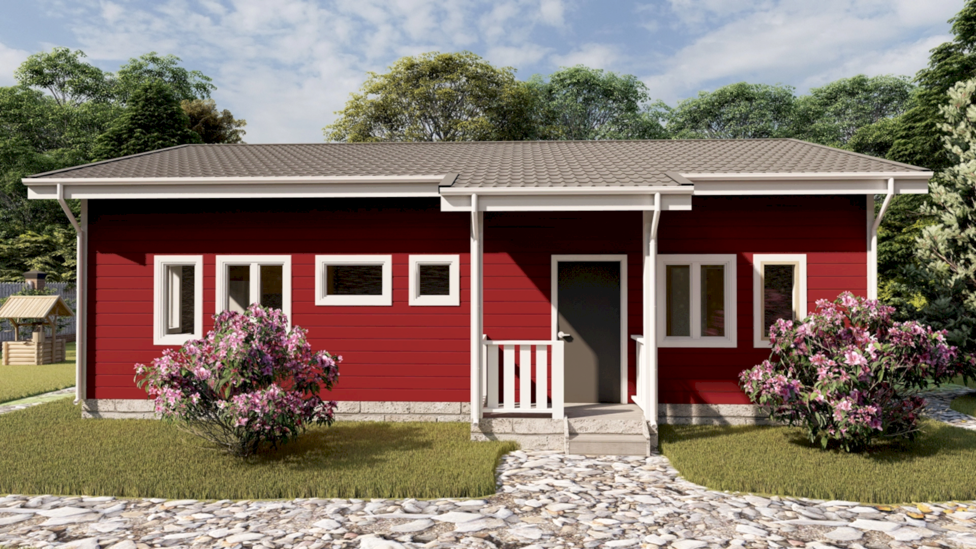 Каркасный дом 12х11,7 м «Матокса-2»