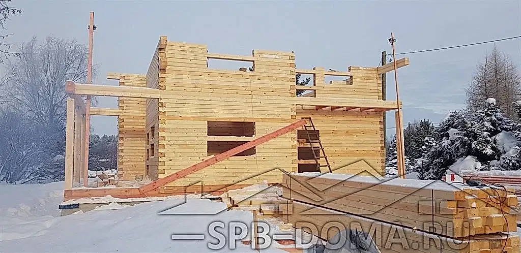 Дом из бруса 10х12 в Больших Слудицах