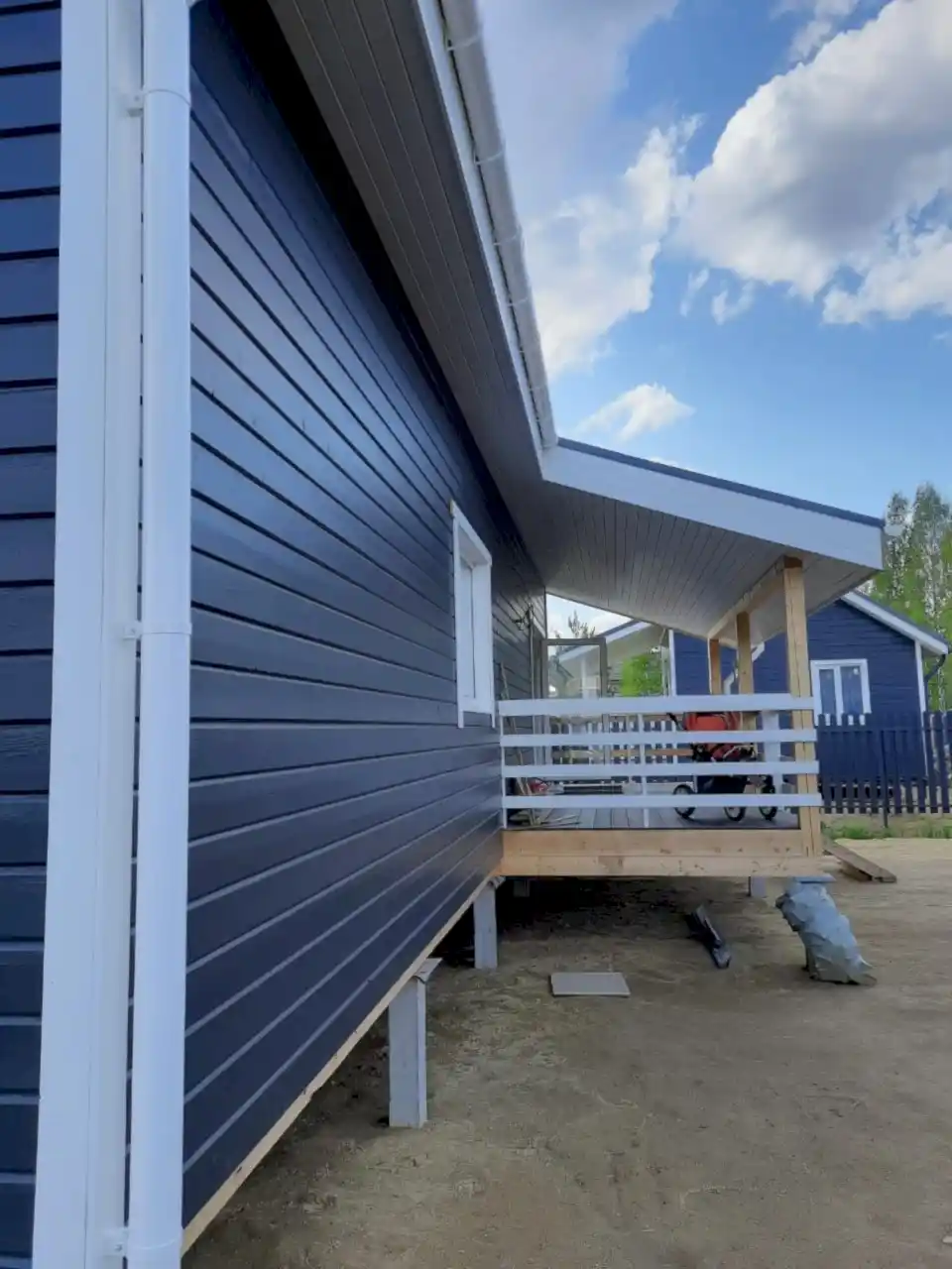 Каркасный дом 8х12 в Екатериновке