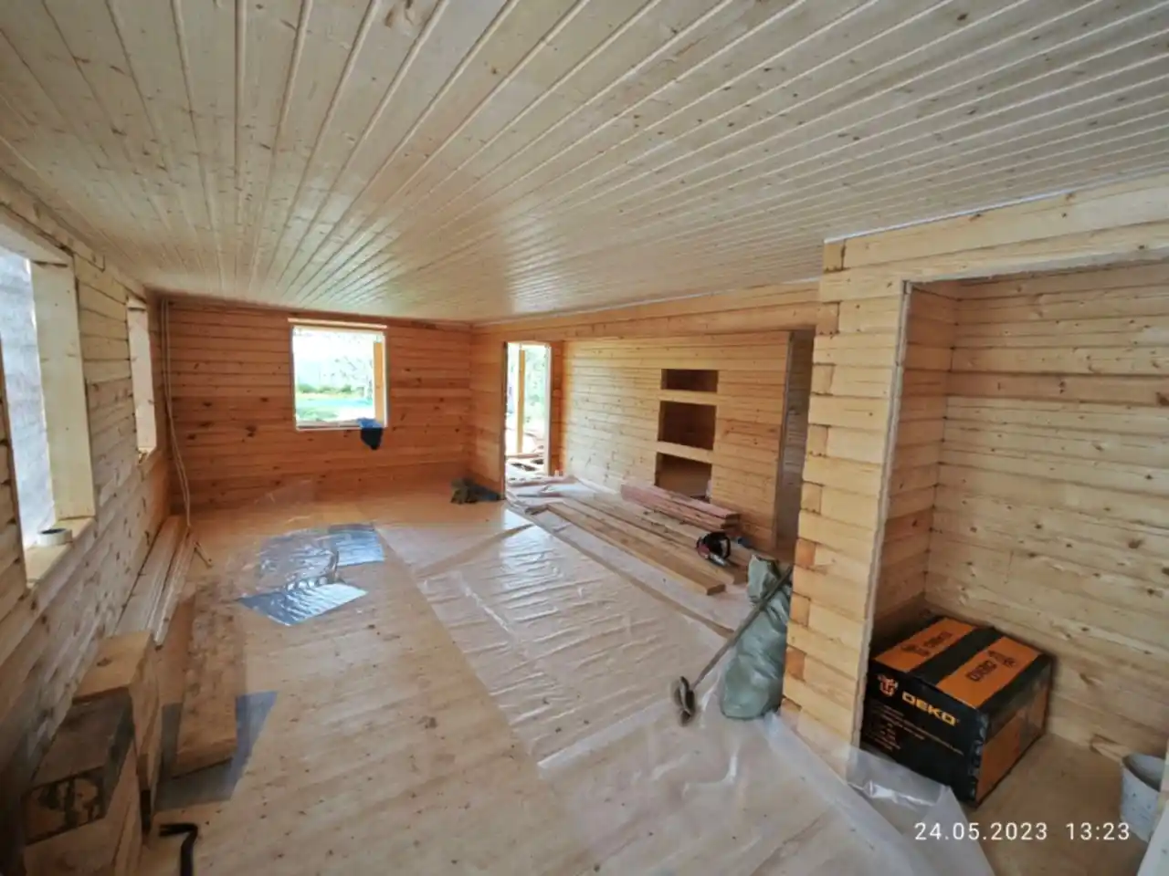 Дом из бруса 8х8 Ольгино