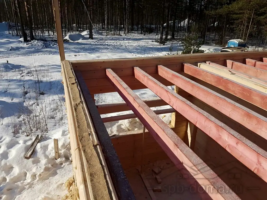 Дом из бруса 8х12 в Медное Озеро