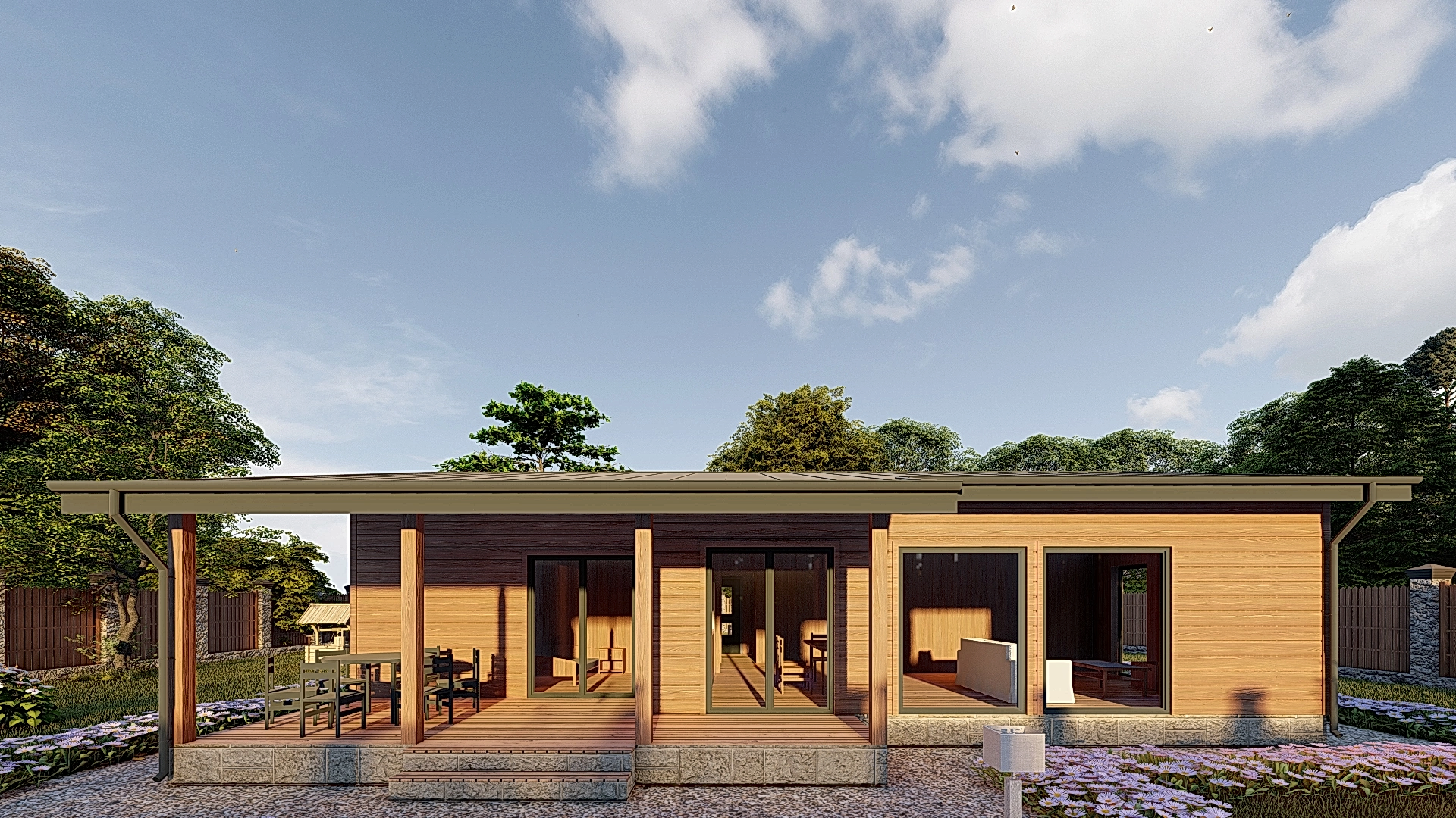 Каркасный дом 9,4х13 м «Батово»