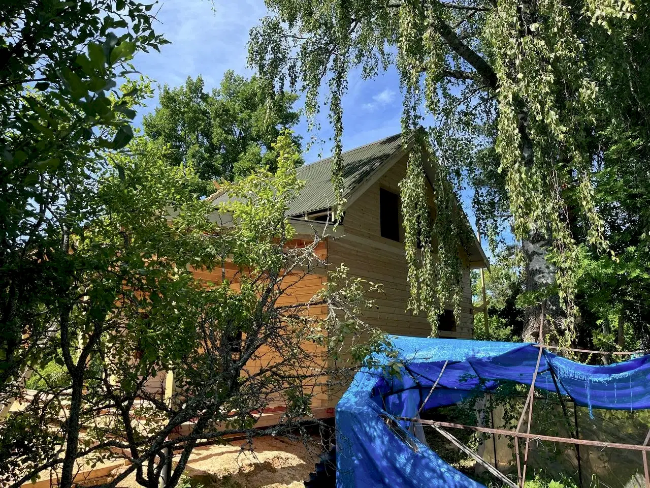 Сруб из бруса 8х6 Пеники