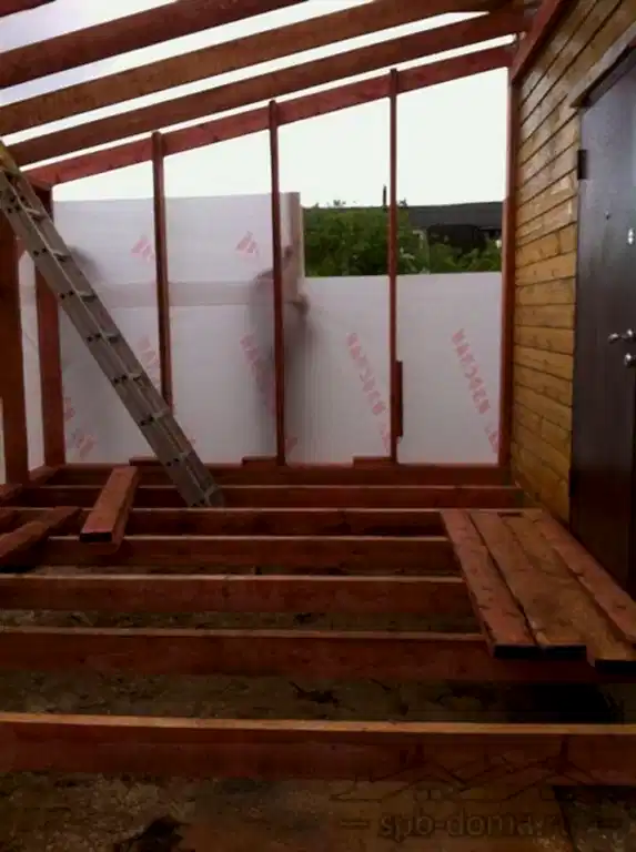 Каркасная веранда 6х3 Волхов