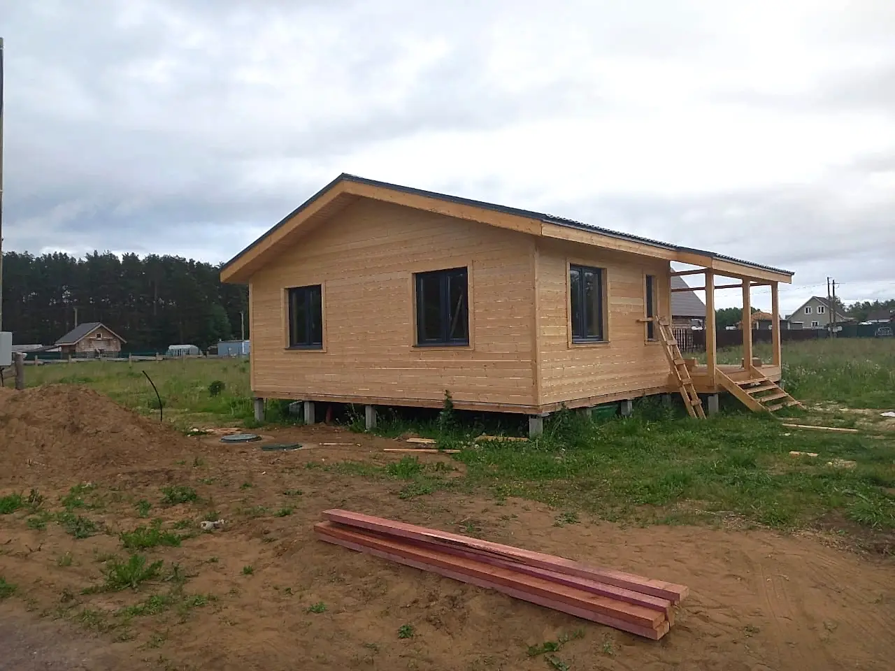 Каркасный дом 6х9 Саперное