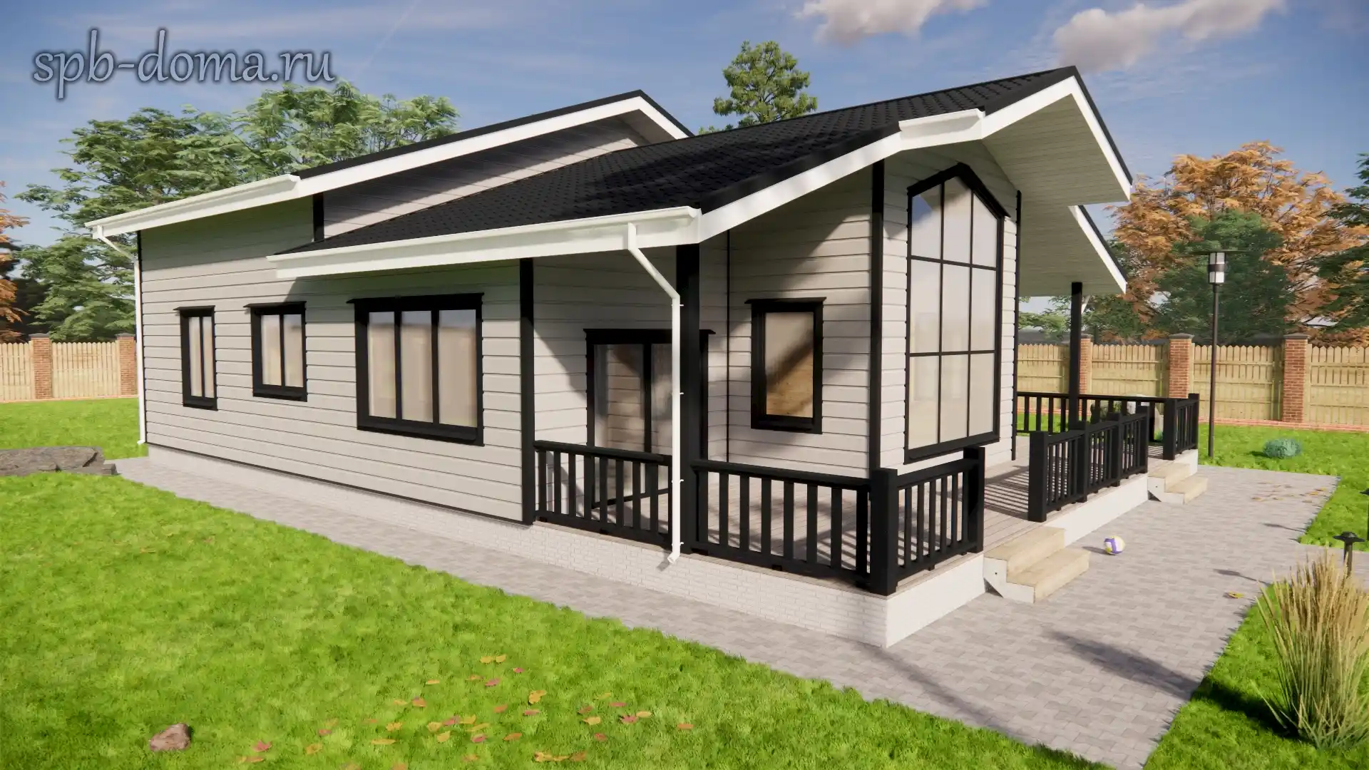 Каркасный дом 15х13 м «Симагино» Каркасный дом 15х13 м «Симагино»