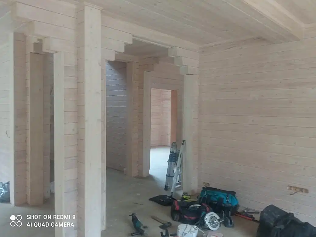 Дом из бруса дом 10х11 в г. Керро